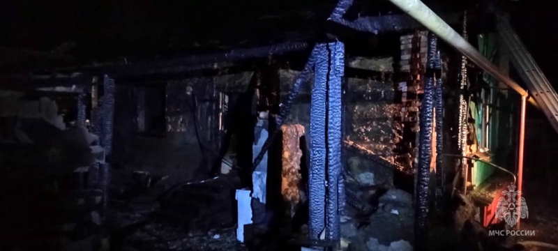 Ночной пожар в Мордовии унес жизнь мужчины в селе Смольково