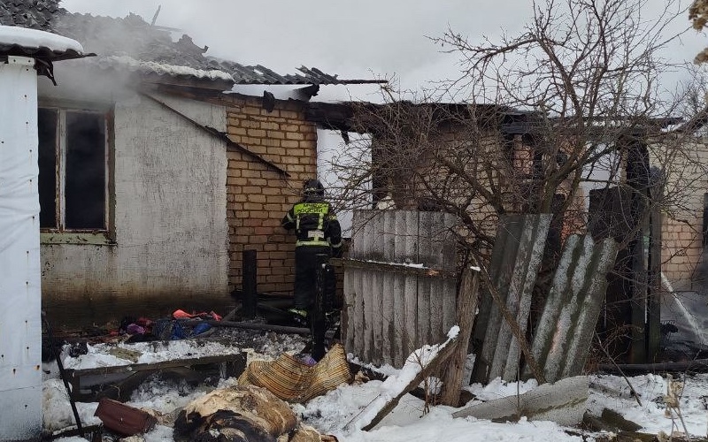 Пожар в Мордовии: мужчина пострадал при эвакуации из горящего дома