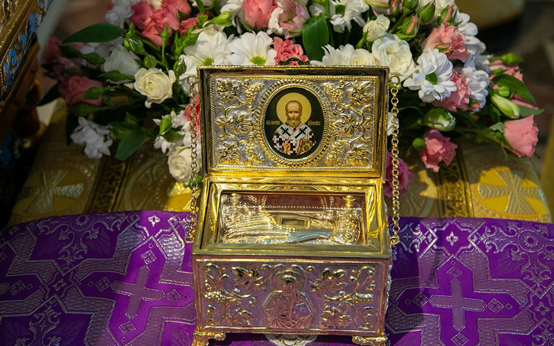 В Саранске поклоняются великой святыне: частице мощей святителя Григория Богослова
