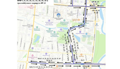 Московская улица в Саранске вновь готова принять общественный транспорт – изменения маршрутов с 7 апреля