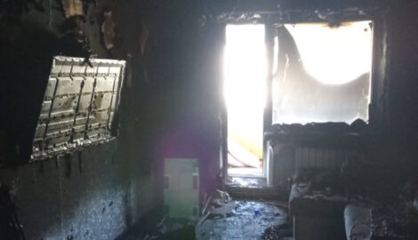 Пожар в Мордовии: В поселке Комсомольский сгорела квартира