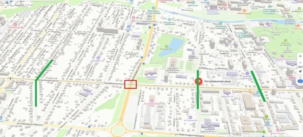 В Саранске перекроют движение на Старопосадской и Республиканской: сроки и объезд