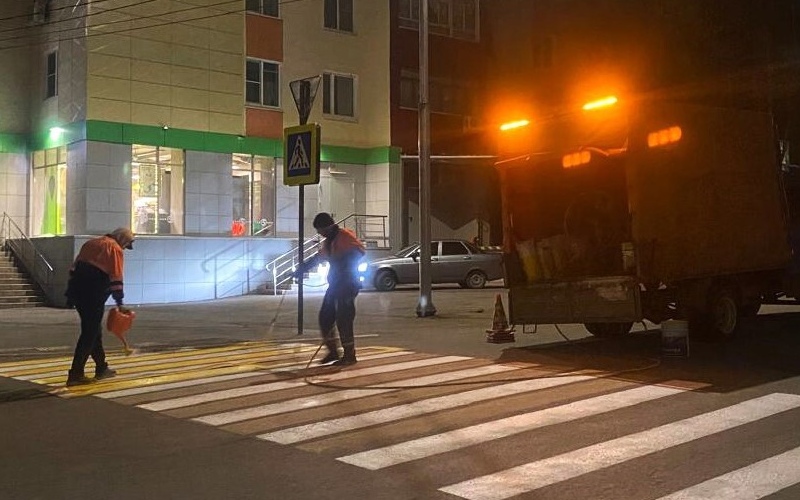 Рузаевка: К 8 мая на дорогах обновится разметка для повышения безопасности