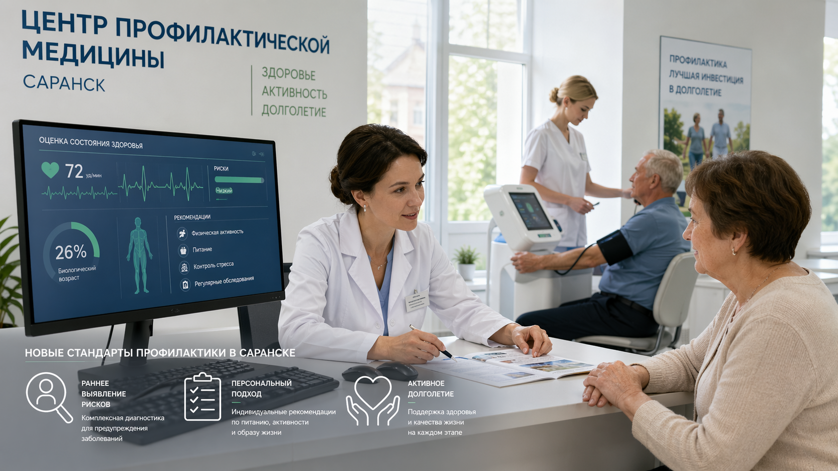 В Саранске внедряют новые стандарты превентивной медицины для долголетия граждан