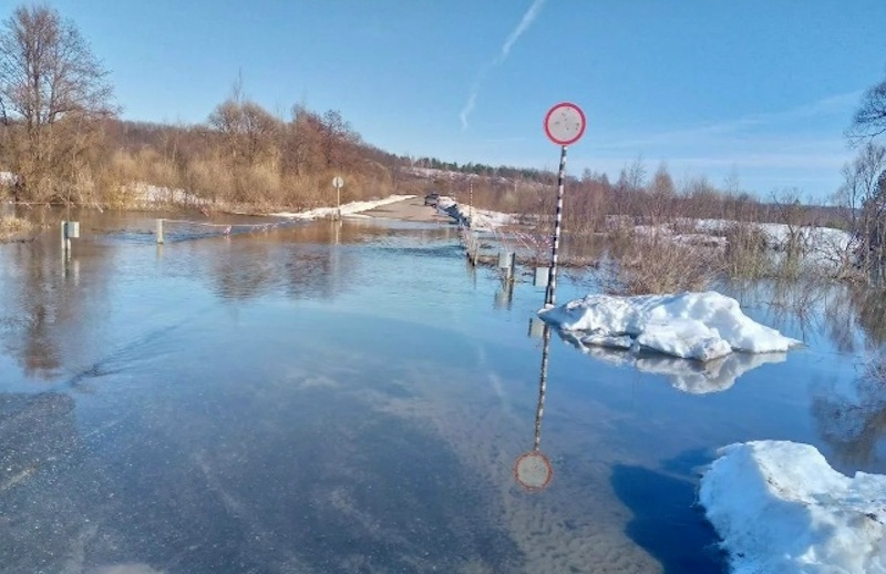 Половодье в Зубово-Полянском районе: в деревне Киселевка организовали водное сообщение