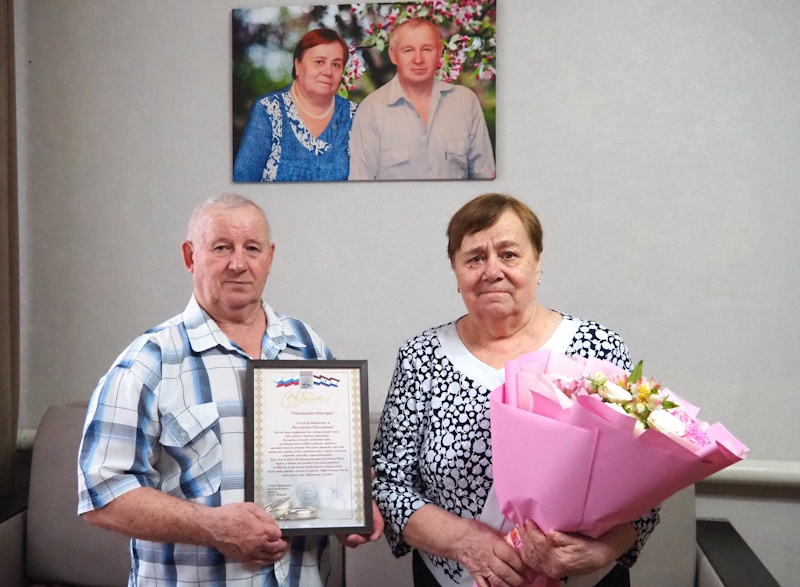 Семья из Рузаевки отметила 55-летие совместной жизни