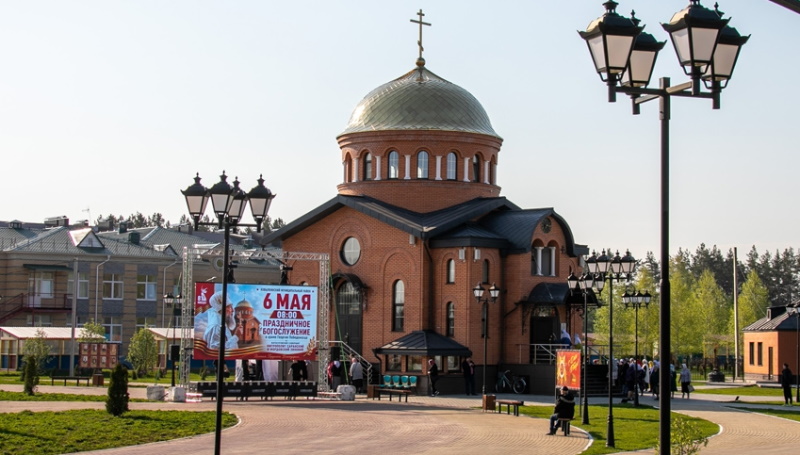 В Ковылкино освятили нижний придел храма в честь Иоанна Крестителя
