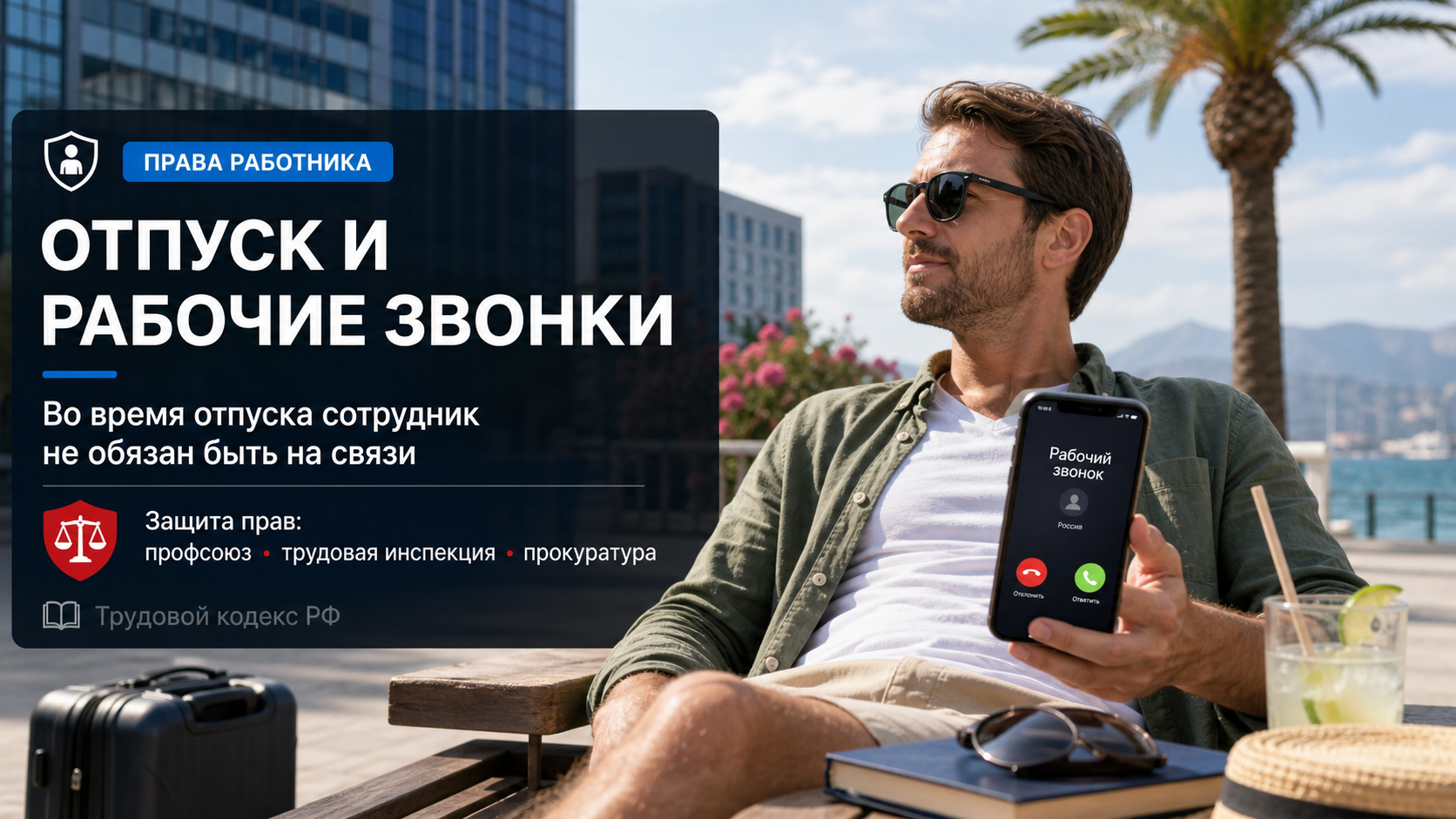 Защита прав работника: обязан ли сотрудник отвечать на звонки руководства во время отпуска