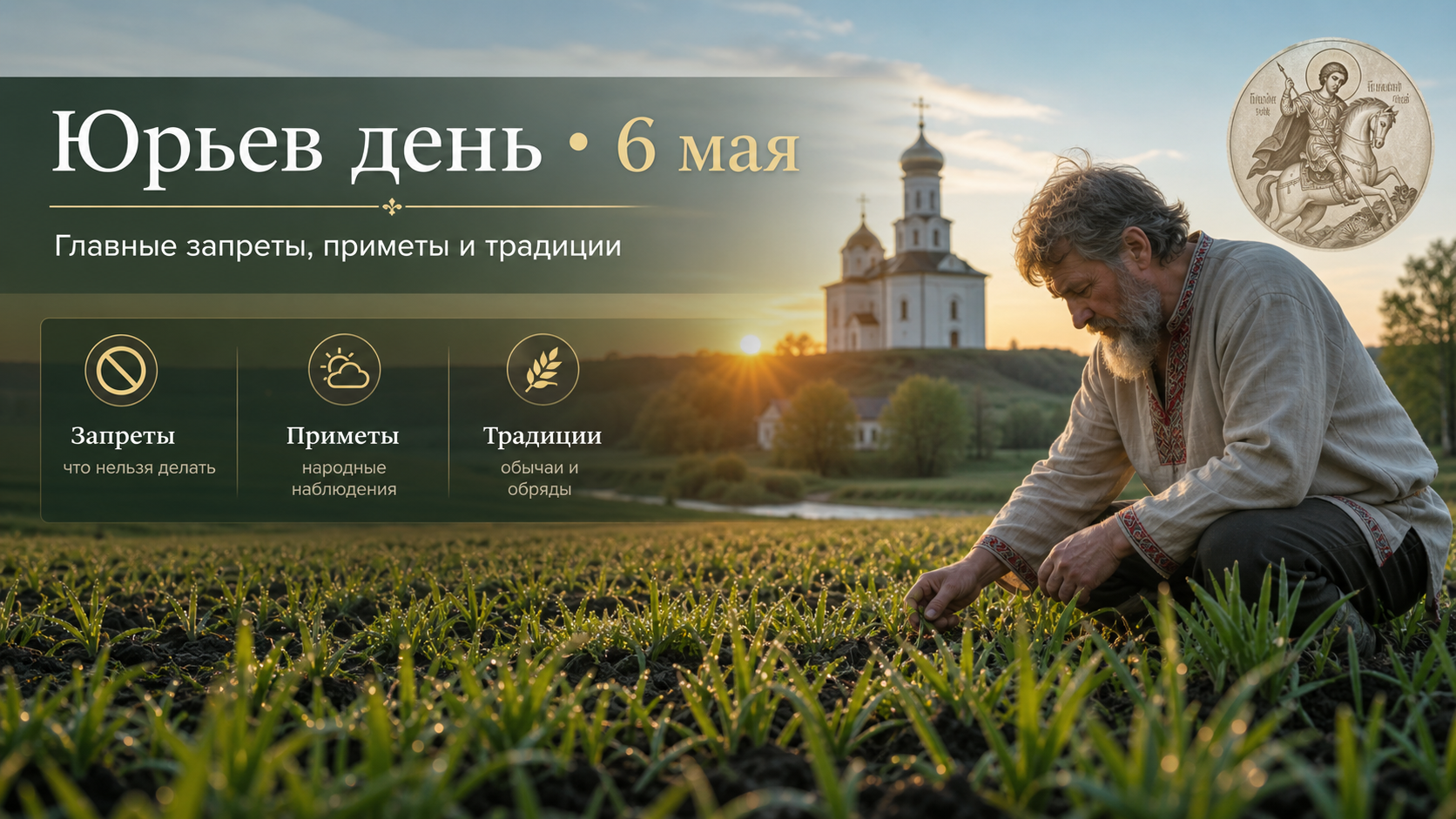 Юрьев день 6 мая: главные запреты, народные приметы и традиции почитания покровителя земледелия