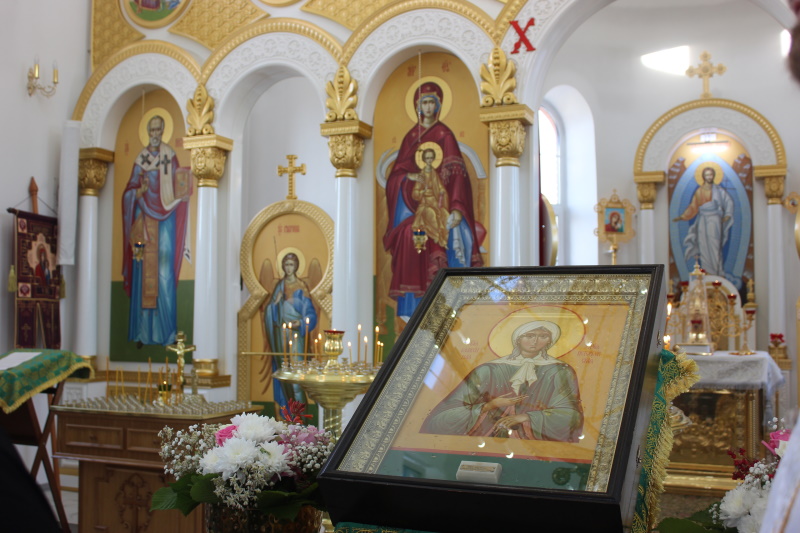 В Ковылкино доставили почитаемую святыню с частицей надгробия Ксении Петербургской